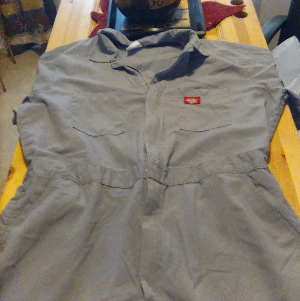 Mens Dickies Short Sleeve Coveralls